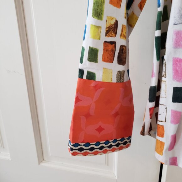 Paintbrush button down Tizzie blouse - Picture 2 of 4